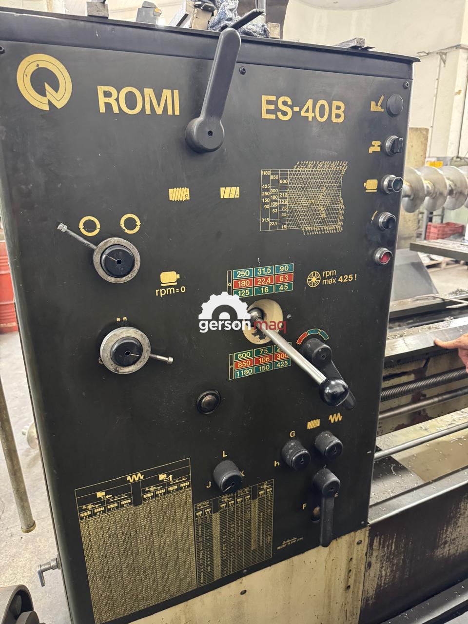 TORNO MECANICO ROMI ES40B - 800 X 1500 mm